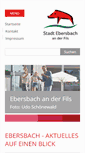 Mobile Screenshot of ebersbach.de